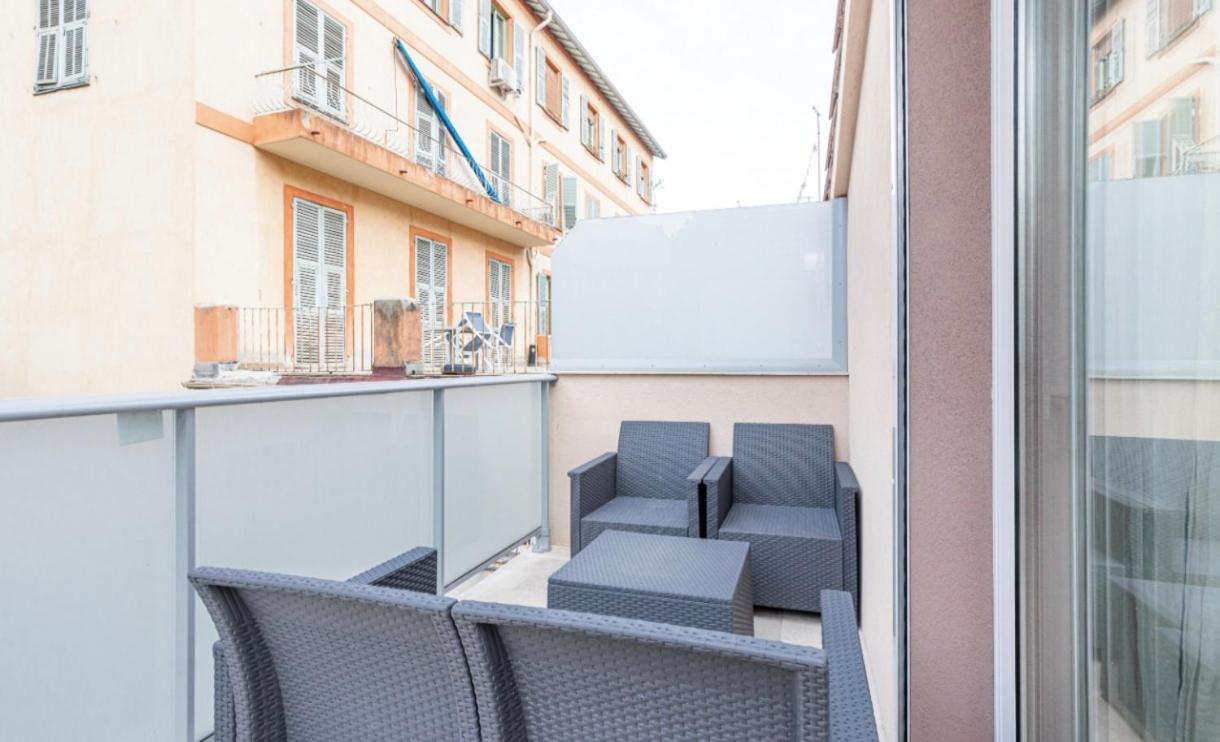 Studio Cozy Avec Terrasse N12 นีซ ภายนอก รูปภาพ